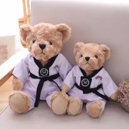 Prodotti PP Cotton Riempimento Taekwondo Bear Kids Children Boll Toys Taekwondo Suits Club Souvenirs Taekwondo Lovers Cuddle Bambo