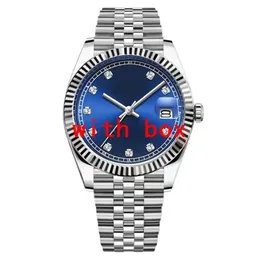 DateJust AAA Bling Watch Diamond Mens 시계 접이식 버클 패션 126334 Orologio 스테인레스 스틸 비즈니스 파티 여성 디자이너 시계 31mm 빈티지 SB018 B4