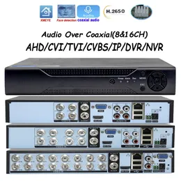 Videoinspelare Audio Over Coaxial Voice 4816 Channels DVR 5MN 1080p Surveillance System 5 I 1 AHD TVI CVI Analog IP 240219