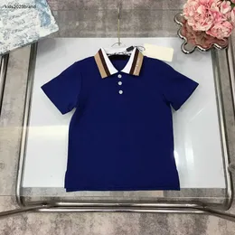 New Kids Polo Shirt Summer T Shirt Baby T-shirt Storlek 100-150 broderad logotyp Boy Short Sleeve Cotton Girl Lapel Tees 24Feb20