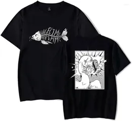 남성용 후드 Camiseta Flamingo Flim Flam Merch Fishbone Estampada Masculina de Manga Curta Estilo Casual Moda FF