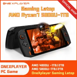 Giocatori Nuovo ONEXPLAYER AMD Ryzen 5800U Console di gioco PC Computer tascabile da 8,4 pollici i71195g7 16G 1TB 2,5K Schermo IPS One Xplayer Windows11