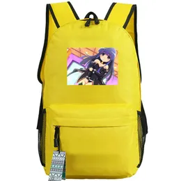 Furude Rika backpack Higurashi When They Cry day pack Frederica Bernkastel school bag Cartoon Print rucksack Sport schoolbag Outdoor daypack