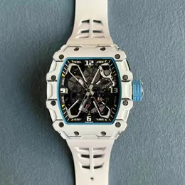 CARBON TPT SUPER Light 35-03 мужские спортивные часы ограниченной серии с резиновым ремешком автоматические Рафаэль Надаль водонепроницаемые крутые дизайнерские гоночные наручные часы лучшего качества