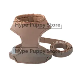 Harnesses Fashion Puppy Adjustable Harness Pet Dog Harness Dog Leash Vest Classic Running Leash Strap Belt For Small Dogs SXL LC0311