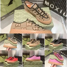 Nuove scarpe da ginnastica con box g gglies classico Nuovo designer scarpe da tennis hightop scarpe sportive in tela scarpe luxurys gu gicci scarpe da donna cowboy ace suola gomma e t17y