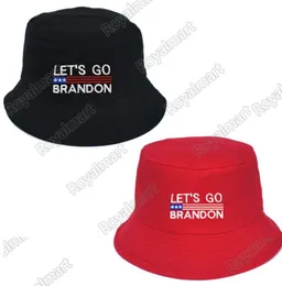 Let039s Go Brandon Embroidery Bucket Hats Fish Cap 2024 Presidential Election Hat Adults Universal9211380