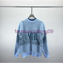 Tasarımcı Sweaters Retro Klasik Lüks Sweatshirt Erkekler Kol Mektubu Nakış Yuvarlak Boyun Konforlu Yüksek kaliteli jumper MENM-3XLQ33