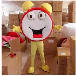2024 Adult Size Alarm Clock Mascot Costume Halloween Christmas Cartoon Character Outfits Suit Advertising Leaflets Clothings