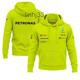 Mens Hoodies Sweatshirts Formula One Fashion F1 Racing Team Sudadera Con Capucha del Equipo Mercedes Trend Para Hombre Ropa Estampado de Temporada Pxrwu