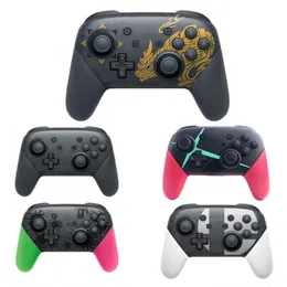 Switch Wireless Bluetooth Remote Game Controller Pro Gamepad Joypad Joystick för Nintendo Switch Pro Game Console med detaljhandelsdroppen