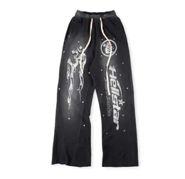 سراويل الرجال Capris streetwear Hellstar Y2K Sports Pants Harajuku Hip Hop Graphic Print Baggy Disgal Pants Womens Blanters Gothic changing T231121