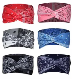 DHL Yoga Headband Printed Hair Band European And Multifunctional Comfortable Sports for Women Party Favor DHF352321H7090256
