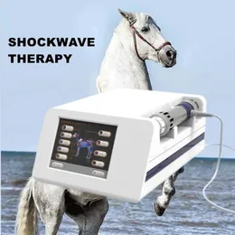 At ekstrakorporeal veteriner şok dalgası tedavisi için şok dalgası ağrı kesici yarış pisti profesyonel şok dalgası fizyoterapi makinesi kullanın