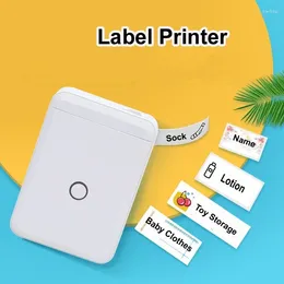 No Ink Thermal Label Printer Portable Pocket Maker For Mobile Phone Home Office Use Mini Print With Name D11