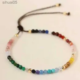 Bracciale Chakra di cristallo curativo con perline Bracciale 12 segni zodiacali Bracciale costellazioni Bracciale antistress Ansia Sollievo Meditazione Protezione Yoga YQ240226