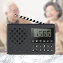 Игроки M168 FM/AM/SW Fullband 21 -band Portable Radio Led Digital Display Экран отображение MP3 -плеер сбой памяти памяти для пожилых людей для пожилых людей