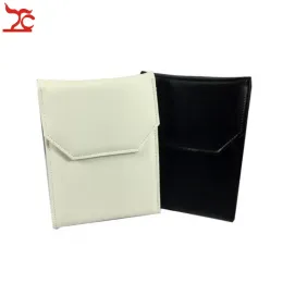 Necklaces Foldable Necklace Holder Leatherette Pendant Chain Storage Case Pearl Folder Jewelry Organizer Gift Travel Roll Bag 18*23.5cm