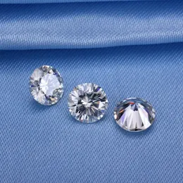 Solto moissanite 1 0ct quilate 6 5mm d cor redonda brilhante excelente corte jóias diamante255f