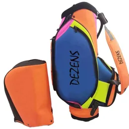 DEZENS Högkvalitativt varumärke Golf Bag Professional PU Waterproof Standard Bag 240104