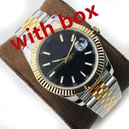 Datejust Womens Watch rostfritt stål Herrklocka Par Guldpläterad index Dial Montre de Luxe 28/31mm Outdoor Business Designer Watches 36/41mm Classic SB013 B4