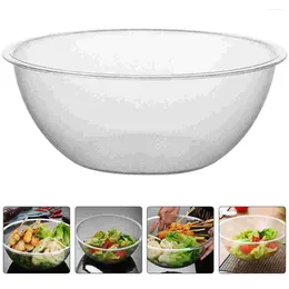 Dinnerware Sets Salad Bowl Restaurant Container Household Plastic Pots Clear Cutlery Party Basin Bowls Dessert Dish Thicken Selection