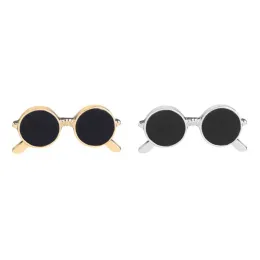Hot New Men DIY sunglasses Brooches Safety Pin Male Brooch Lapel Pin For Women Jewelry Party Gift 2024226