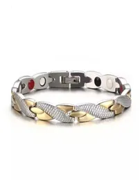 Yunjin Drago Modello Bracciale Terapia Magnetica Men039s Acciaio al titanio Sier Women039s Gioielli 7mm di larghezza3451406