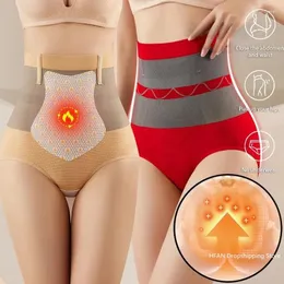 Gymkläder Belly Slimming Troses Midja Trainer Body Shapers Women Sömlös Mage Control Underwear Postpartum High Shapewear Panty