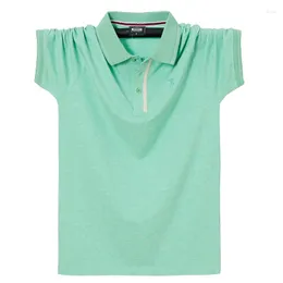 Men Polos Fashion Brand Men Polo Shirt Solid Short Summer Stand Stand Clothing Disual Slim Fit Thirt Tops Pure Cotton Tops