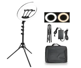 18 Inch 45Cm Selfie Ring Light Led Studio Lighting 32005600K Ring Lamps With Stand Tripod 210Cm For Video Ringlight 65W5982831