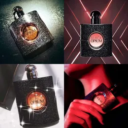 Designer Perfume Cologne Perfumes Fragrances For Women 100Ml Incense Mujer Originales Women's Black Opiume Parfume Fashion 193