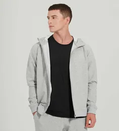 L05 Men039S Zipper Sports Hoodie Yoga Stupits سترة سترة سترة طوق الترفيه في الهواء الطلق في الهواء