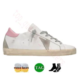 Sapatos casuais Golden Super Goose Designer Shoes Star Italy Brand Sneakers Super Star Luxury Dirtys lantejouno branco Sapatos ao ar livre Dirty Dirty Tamanho 35-46 08T0