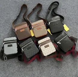 Designer messenger väska kvalitet pu läder crossbody väska för män väskor casual man portfölj mode man