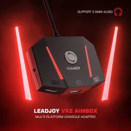 Xbox Series X, Xbox Series S, PlayStation 4 Nintendo Switch 용 마우스 Leadjoy VX2 키보드 마우스 컨트롤러 어댑터 변환기