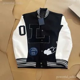 Letterman Jacket L Vintage Bomber Płaszcze 11 litera haftowa jesień mężczyźni kurtki baseballowe Hip Hop Loose Varsity 1403