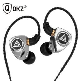 Hörlurar QKZ SK10 1 Dynamiska EDX -hörlurar 1 Dynamiska HIFI Bassörhängen i öronmonitor Hörlurar Sportbuller Avbrytande headset