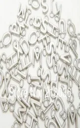 Splowany srebrny mieszany litera alfabetu urok wisiorka do bransoletki naszyjnik biżuteria koraliki Making Making DIY Akcesoria 9799794