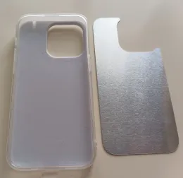 Capa de telefone em branco de sublimação transparente de borracha 2D tpu para iphone 15 14 plus 13 12 pro max 11 capas sublimadas produtos em branco