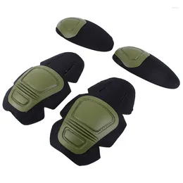 Knäskydd Militär Taktisk groddräkt Pad Pad Elbow Support Paintball Knepad Interpolated Protector Set Live CS Equipment