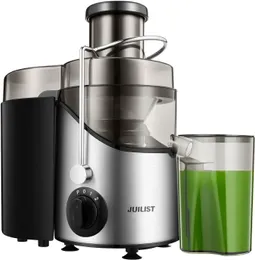 Juicer-maskiner, 600W Juicer Extractor med 3 "bred mun, Max Power 1200W, för grönsak och frukt med 3-växlad inställning, lätt att rengöra