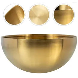 Dinnerware Sets Stainless Steel Salad Bowl Spaghetti Daily Use Serving Household Mixing Korean Reusable Noodle Kitchen