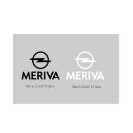 Meriva Sponsor-Aufnäher, schwarz-weißes Fußball-Abzeichen zum Aufbügeln