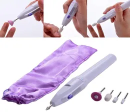 Top Quality 5 Bits Styles Electric Drill Nail Art Tips Buffer Manicure Pedicure File Grooming Tool 3313177