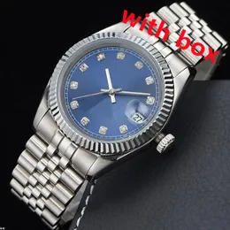 Tasarımcı İzler Yüksek kaliteli tarih ayırt edici moda saat Mekanik Paslanmaz Çelik Montre De Luxe 41mm 36mm Kuvars Çerçeve Diamond Watch Mens SB008 C23