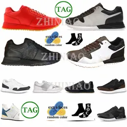 Traine Run Away Red Gum Triple Leather Black Cat Demin Reverse Canvas White Unidentcent Khaki Brown Women and Men Casual Shoes