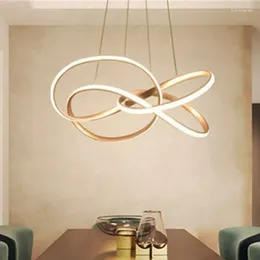 Hängslampor modern lampa led hängande ljuskrona för levande matsal sovrum kök ö hem dekoration belysning fixtur luster