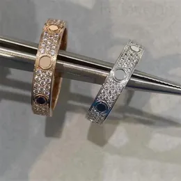 Çift Düğün Lüks Takı Erkek Yüzüğü Kadınlar İçin Gül Altın Buz Gümüş Kaplama Gül Gül Altın Moda Küçük Elmas Kakma Bague Aşk Alyans ZB019 E4