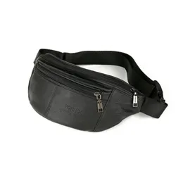 VSEN FONMOR Men's Waist Packs male Pack Belt Bag Phone Pouch Bags Travel Waist Pack Male Small Bag Leather Pouch199Z